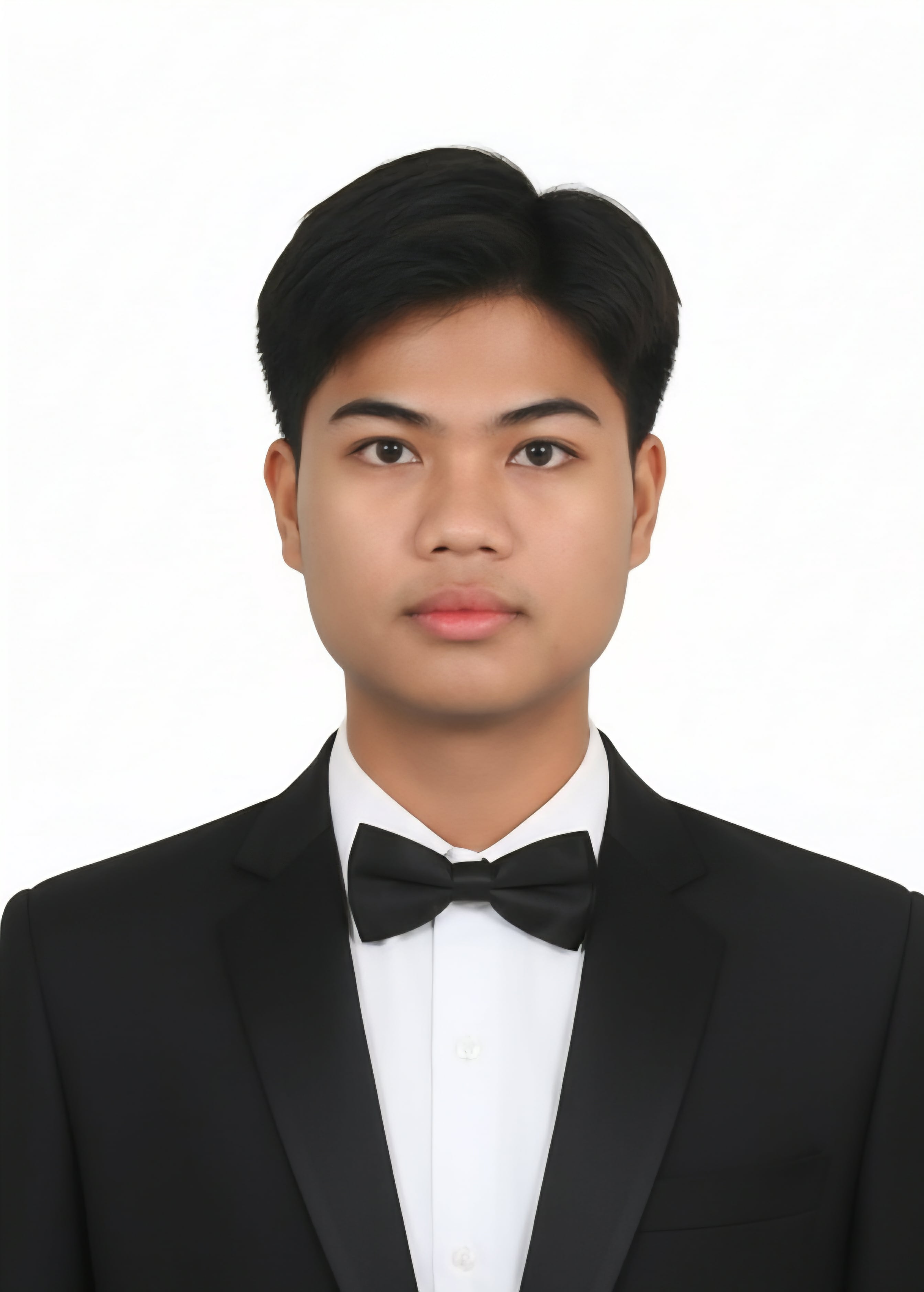 Profile photo smiling with blue background lighting